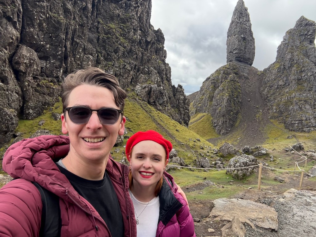 Chantal and Chris in The Storr.